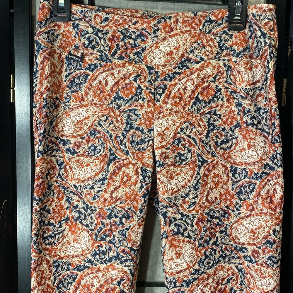 Peck & Peck cotton poly cropped pants size 6 elastic waist lots of stretch!! - Picture 2 of 10